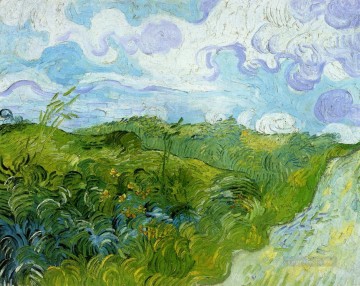 ヴィンセント・ヴァン・ゴッホ Painting - 緑の小麦畑 フィンセント・ファン・ゴッホ